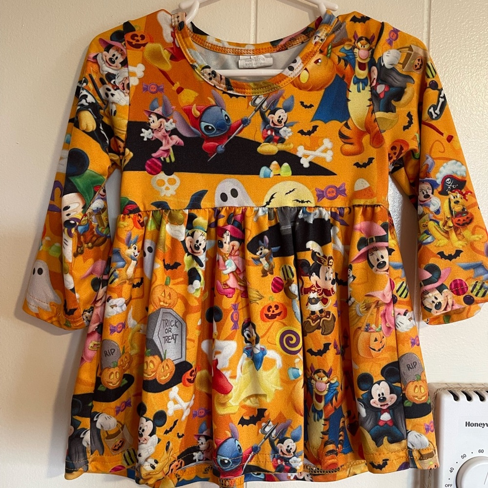 Boutique made Disney Halloween dress. 6-9 months.